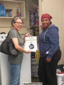 Two happy Water Heaters Only Inc customers in LA